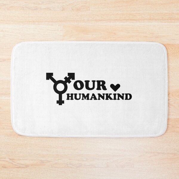Item preview, no terf  no swerf no gender our humankian black and white designed and sold by MortalRight.
