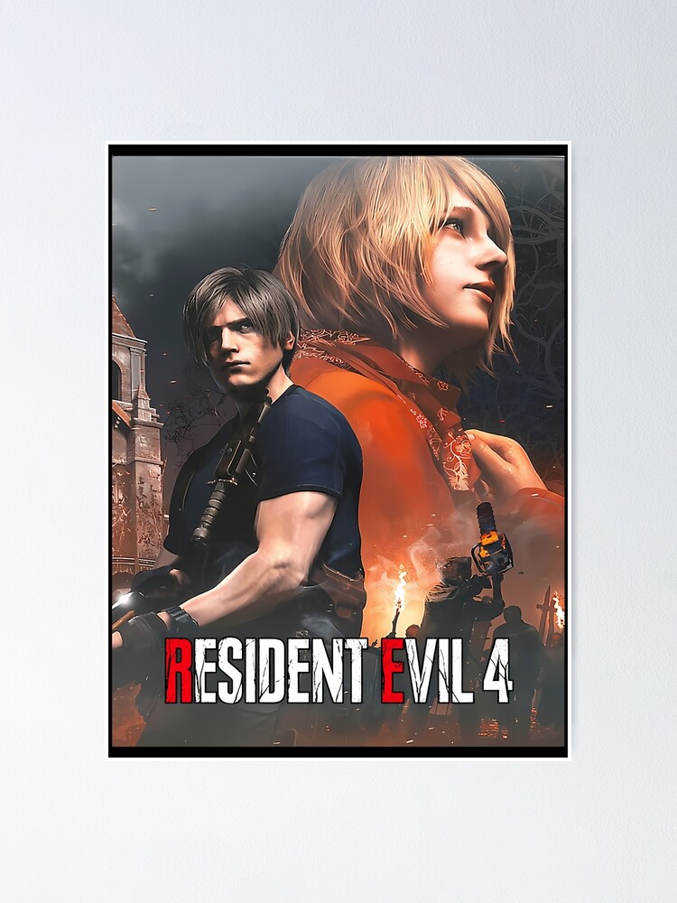 RE4 - Leon, Ashley and Luis Poster for Sale by Robcyko