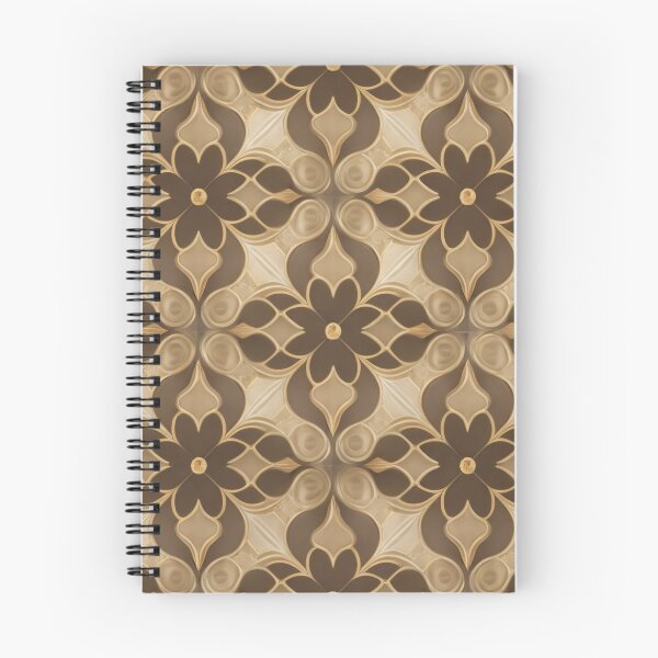 Item preview, Black and Caramel Seamless Tile Pattern - Versatile Design for Creative Projects designed and sold by cocomikozza.