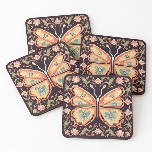 Item preview, Needlepoint butterfly  designed and sold by Roxburylane.