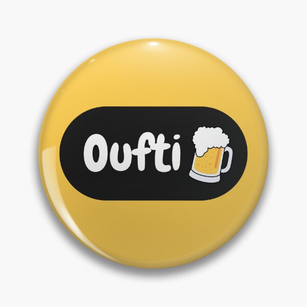 Item preview, Phew! with a glass of beer - Belgian expression from Liège designed and sold by PausePapote.
