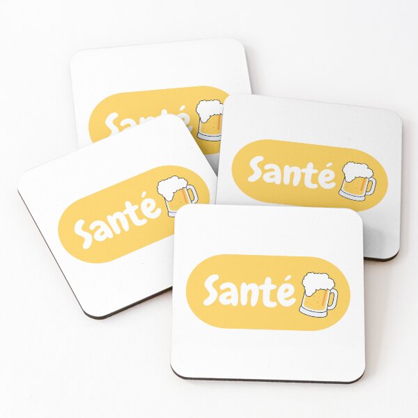 Item preview, Health ! with a glass of beer - Belgian expression for toasting designed and sold by PausePapote.