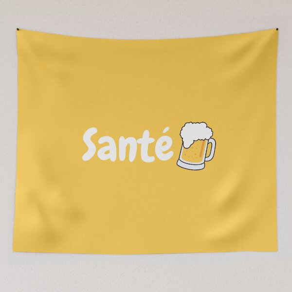 Item preview, Health ! with a glass of beer - Belgian expression for toasting designed and sold by PausePapote.