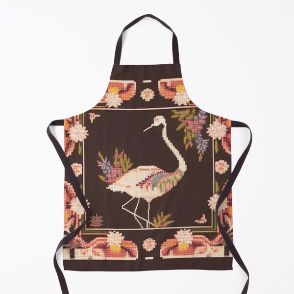Item preview, Needlepoint crane  designed and sold by Roxburylane.