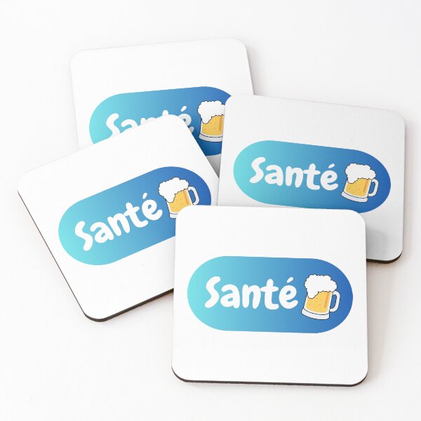 Item preview, Copy of Health! with a glass of beer - Belgian expression for toasting designed and sold by PausePapote.