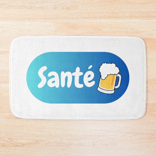 Item preview, Copy of Health! with a glass of beer - Belgian expression for toasting designed and sold by PausePapote.