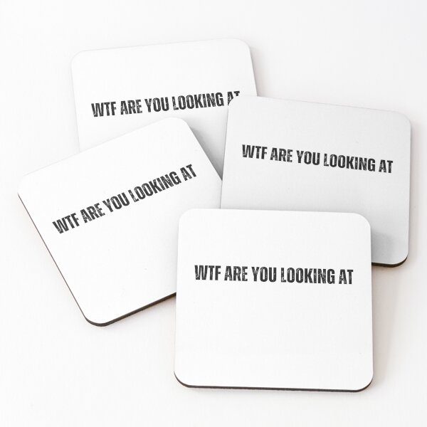 Item preview, wtf are you looking at t-shirts Black and white sarcastic Quote meme  designed and sold by Mindlimes.