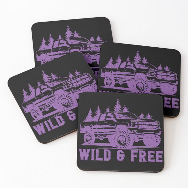 Item preview, 4x4 Off-Road Explorer Pickup - Wild & Free - Purple designed and sold by RetroNeon.