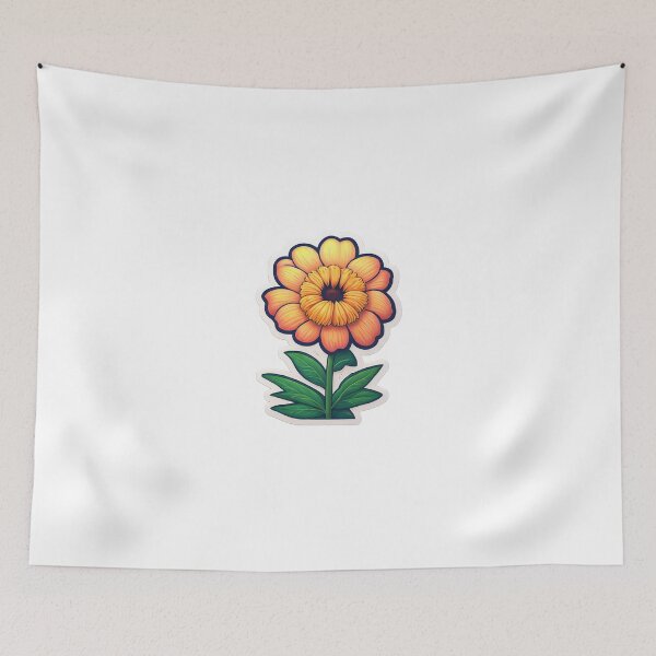 Item preview, Whimsical Flower Sticker designed and sold by mdhanim.