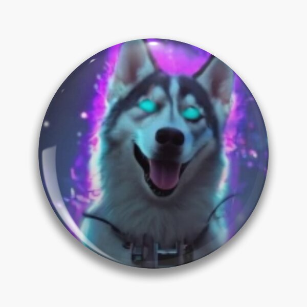 Item preview, cyberpunk siberian husky designed and sold by LilianStrauss.