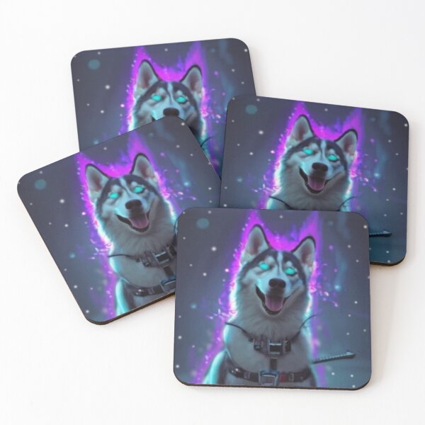 Item preview, cyberpunk siberian husky designed and sold by LilianStrauss.