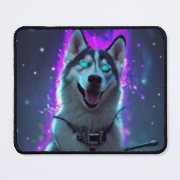 Item preview, cyberpunk siberian husky designed and sold by LilianStrauss.