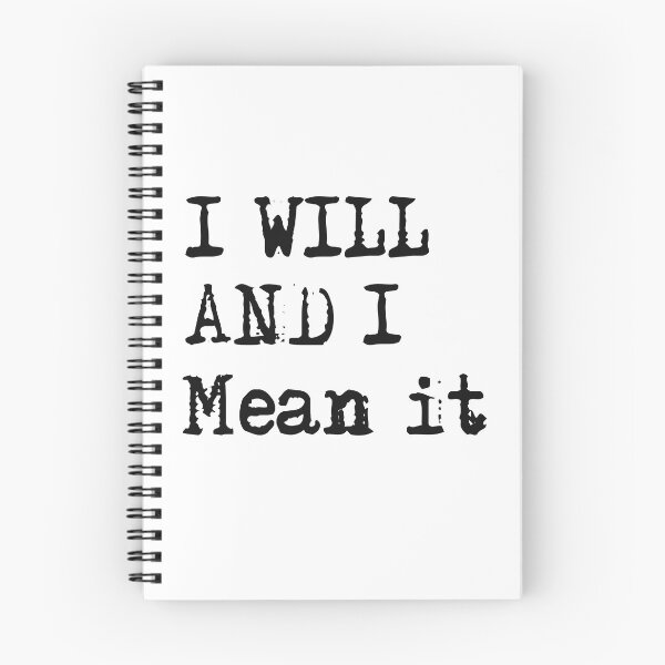 Item preview, I Will And I Mean It designed and sold by beefrancky.