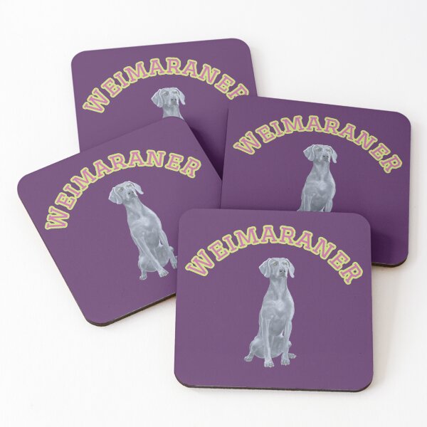Item preview, Weimaraner Varsity Style School designed and sold by barksandsqueaks.