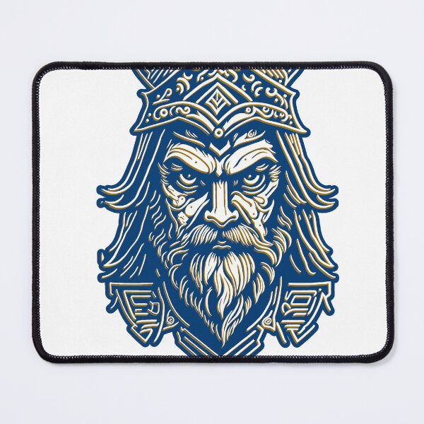 Item preview, Angry Viking Head Print Design designed and sold by dakaseli.