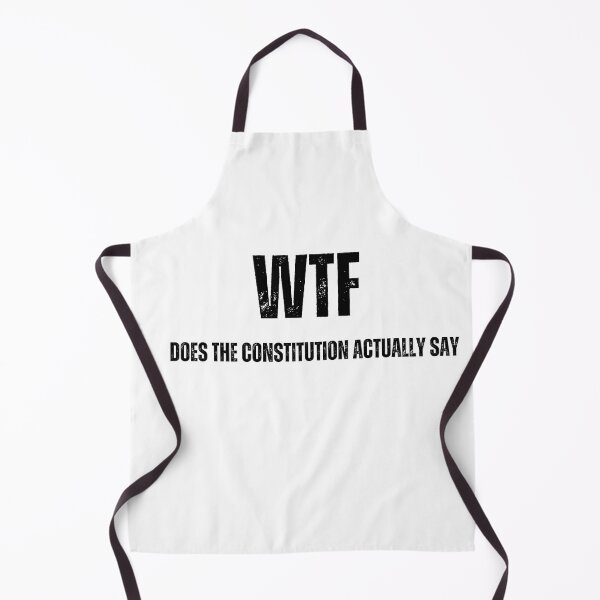 Item preview, wtf does the constitution actually say t-shirts Black and white sarcastic Quote meme designed and sold by Mindlimes.