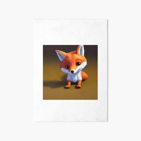 Fox mtb logo | Art Board Print