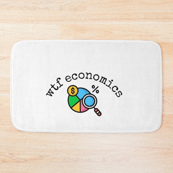 Item preview, wtf economics t-shirts Black and white sarcastic Quote meme  designed and sold by Mindlimes.
