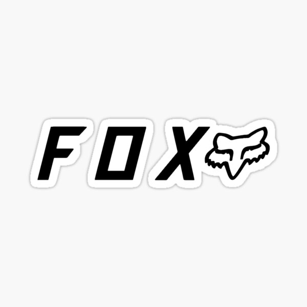 Fox Head Sticker, neu