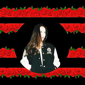 Artwork thumbnail, [Krystal + Roses] by humanlydesigned