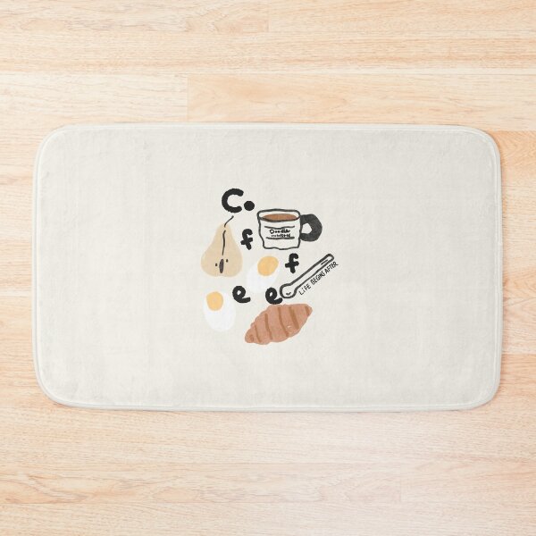 Item preview, Coffee and Croissant designed and sold by ZoeDoodleWorld.