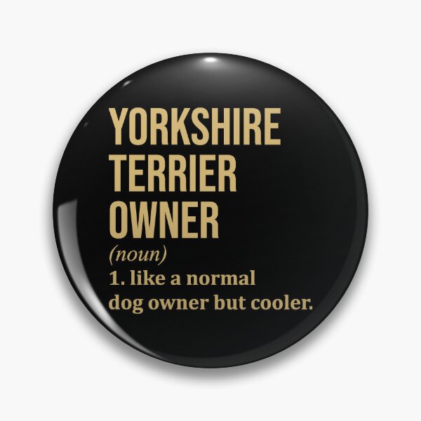 Item preview, Yorkshire Terrier Owner Definition in Gold designed and sold by XCIV.