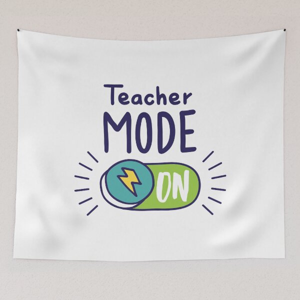 Item preview, Teacher Mode On designed and sold by bettercolors.
