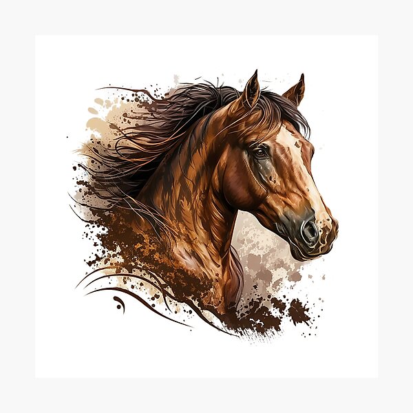 Aperçu de l'œuvre Cheval créée et vendue par izzikliza.