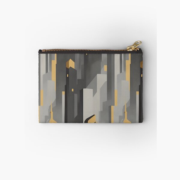 Item preview, Gouache Painting Art Deco City Art Print designed and sold by tsurugidesigns.