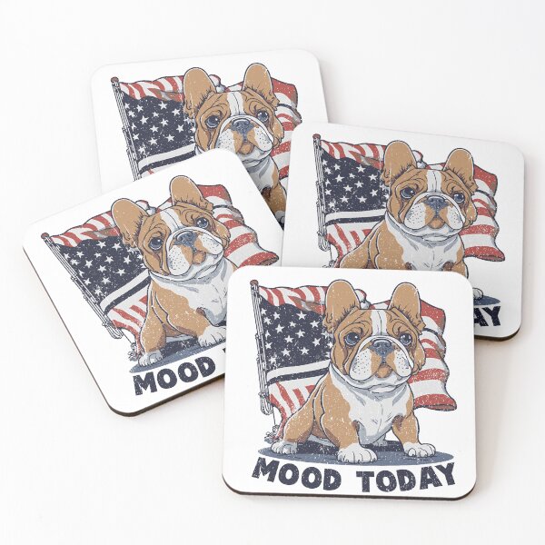 Item preview, Print Design Mood Today French Bulldog Puppy designed and sold by dakaseli.