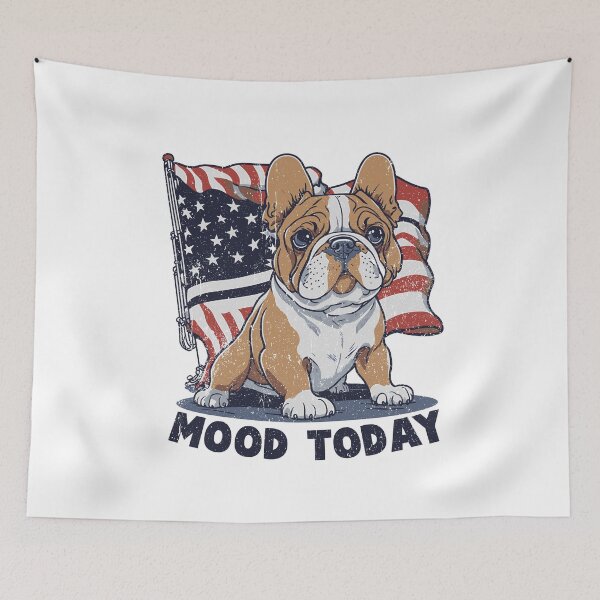 Item preview, Print Design Mood Today French Bulldog Puppy designed and sold by dakaseli.
