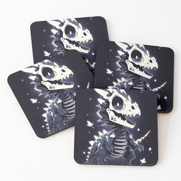 Item preview, Cute dark dinosaur skeleton  designed and sold by HydraDreams.