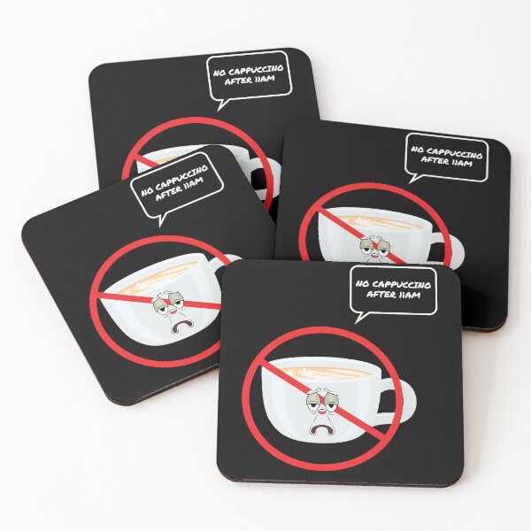 Item preview, No Cappuccino After 11am Coffee Italy designed and sold by MooonTees.