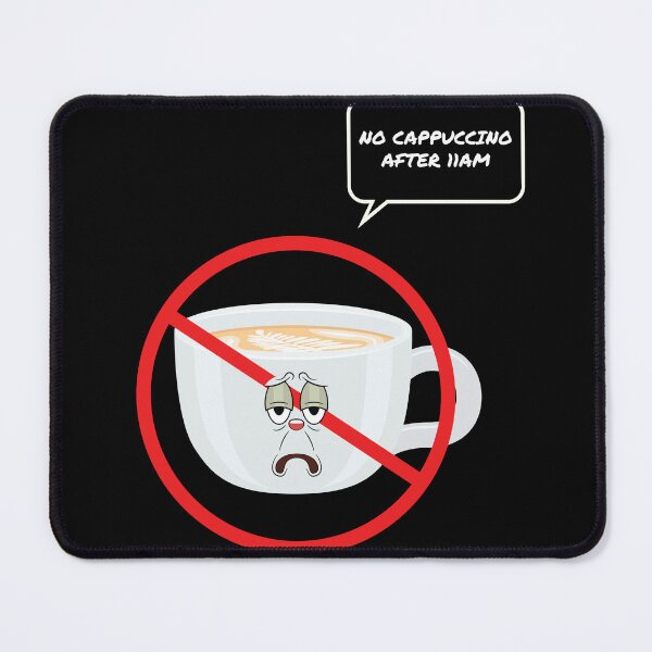 Item preview, No Cappuccino After 11am Coffee Italy designed and sold by MooonTees.