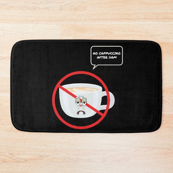 Item preview, No Cappuccino After 11am Coffee Italy designed and sold by MooonTees.