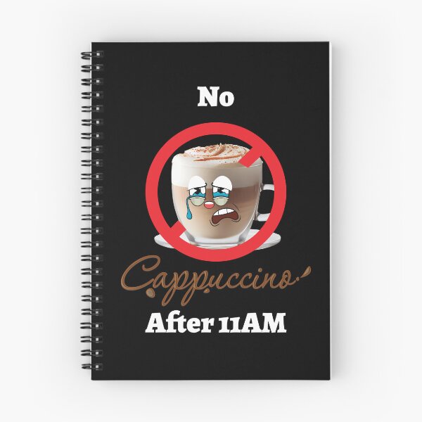 Item preview, No Cappuccino After 11am Coffee Italy designed and sold by MooonTees.