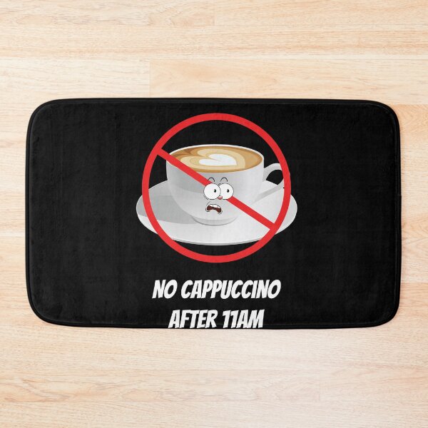 Item preview, No Cappuccino After 11am Coffee Italy designed and sold by MooonTees.