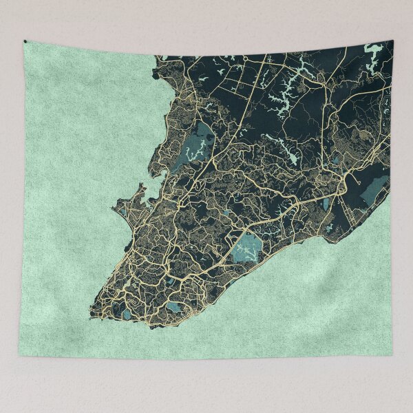 Item preview, Salvador City Map of Brazil - Summer designed and sold by deMAP.
