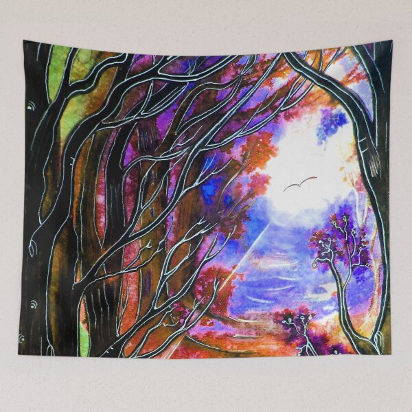 Item preview, Trees - The Ray of Light designed and sold by Linda Callaghan.
