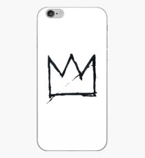 Black Basquiat Crown iPhone Case