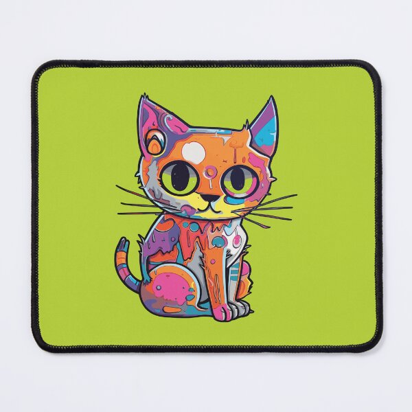 Item preview, Futuristic multicolor cats #26 ne-kitten designed and sold by SOVISART.
