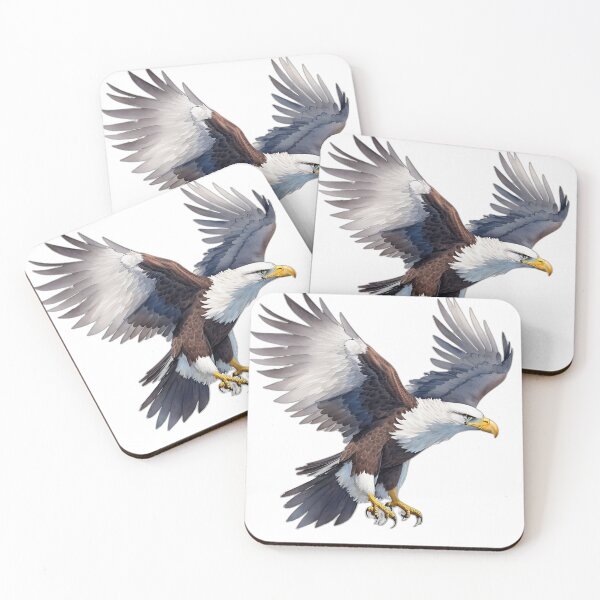 Item preview, flying Bald Eagle designed and sold by TrendArt44k.