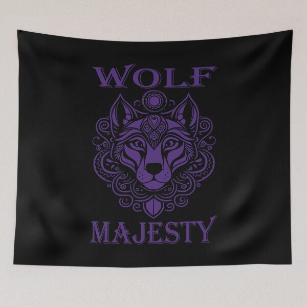 Item preview, Wolf Coat Of Arms Indigo designed and sold by Soulemotion.
