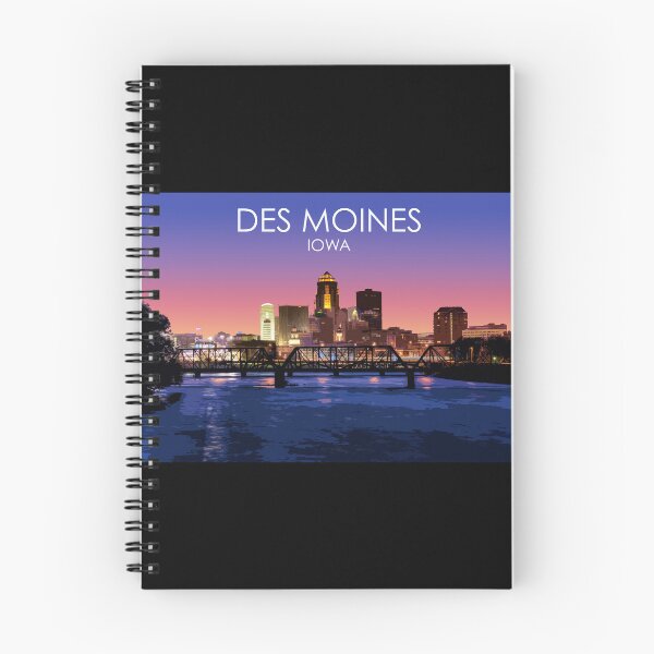 Item preview, Des Moines, Iowa, USA, Print designed and sold by summattodraw.