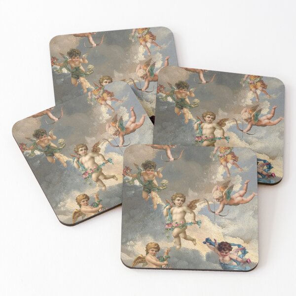 Item preview, Angels babies cherubs sky cute aesthetic renaissance art  designed and sold by Evechann.