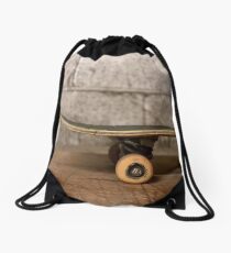 Skate art Drawstring Bag