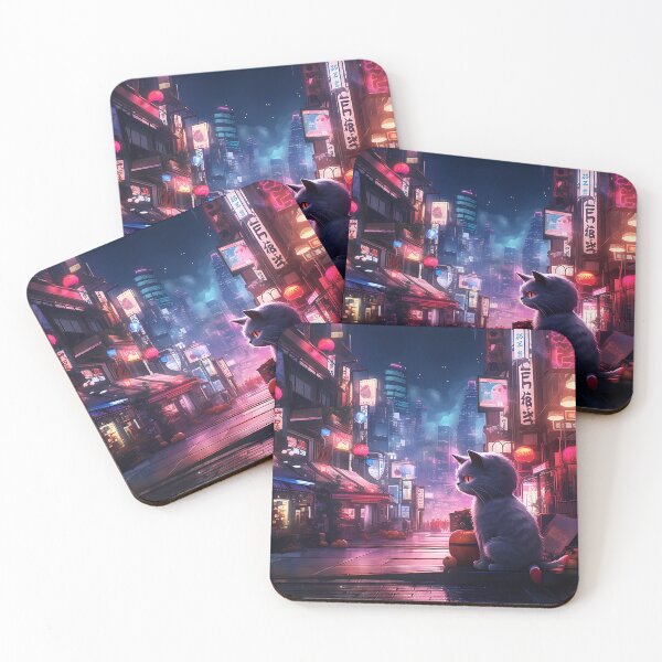 Item preview, A Neon-Lit Alley Cat Adventure designed and sold by FFables8.