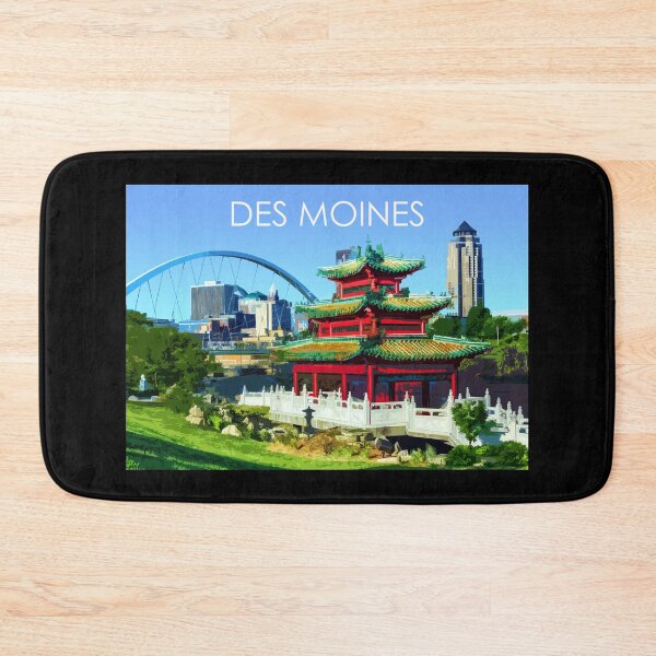 Item preview, Des Moines, Iowa, USA, Print designed and sold by summattodraw.