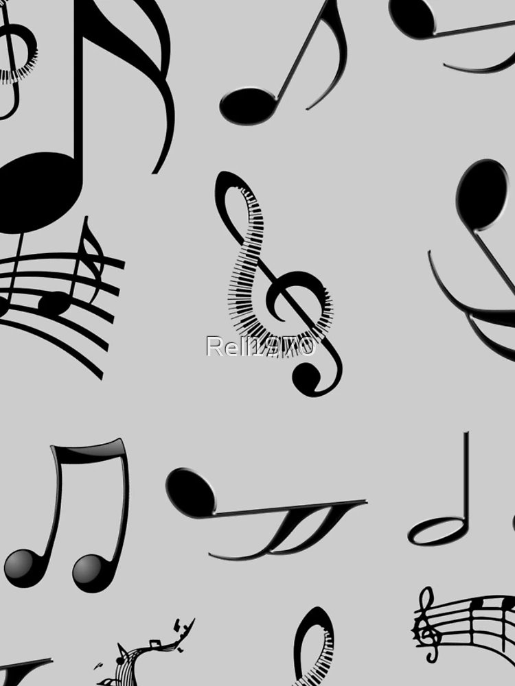 Thumbnail 4 of 4, iPhone Case, Musical Notes designed and sold by Rell1970.