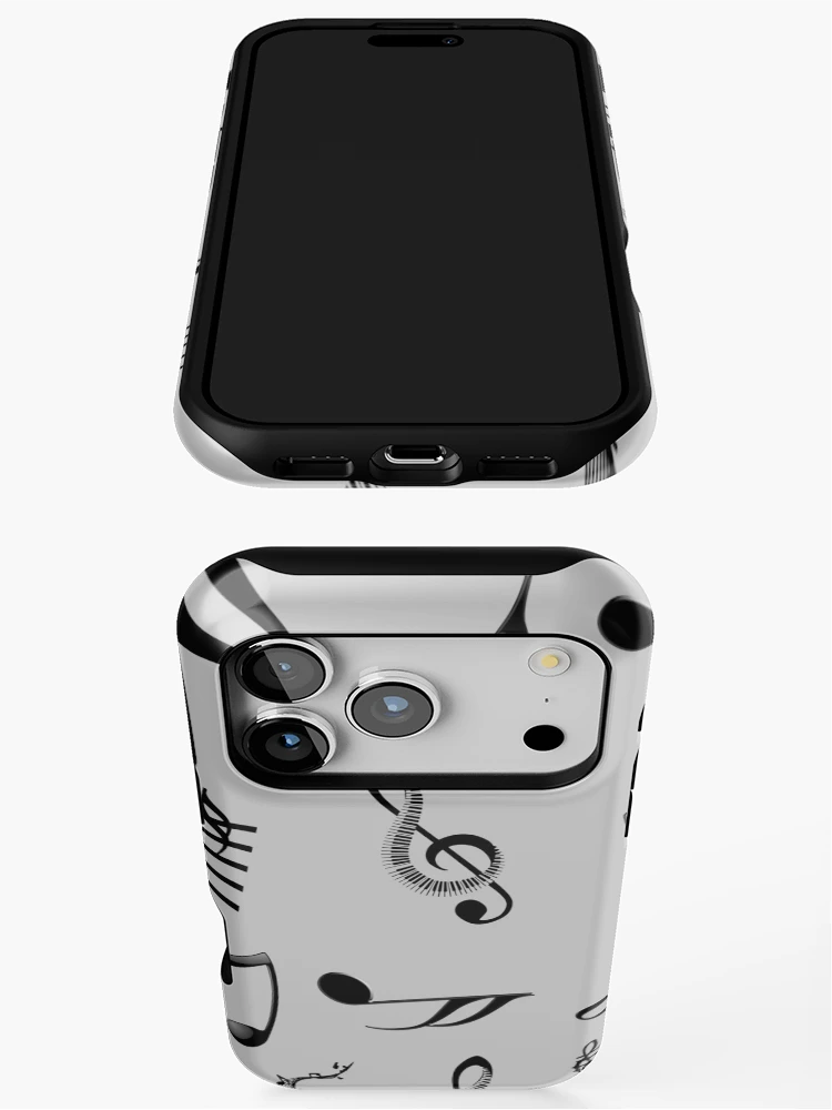 Thumbnail 3 of 4, iPhone Case, Musical Notes designed and sold by Rell1970.